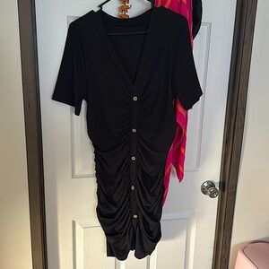 Shein Curve Scrunchy Dress 1XL never worn.